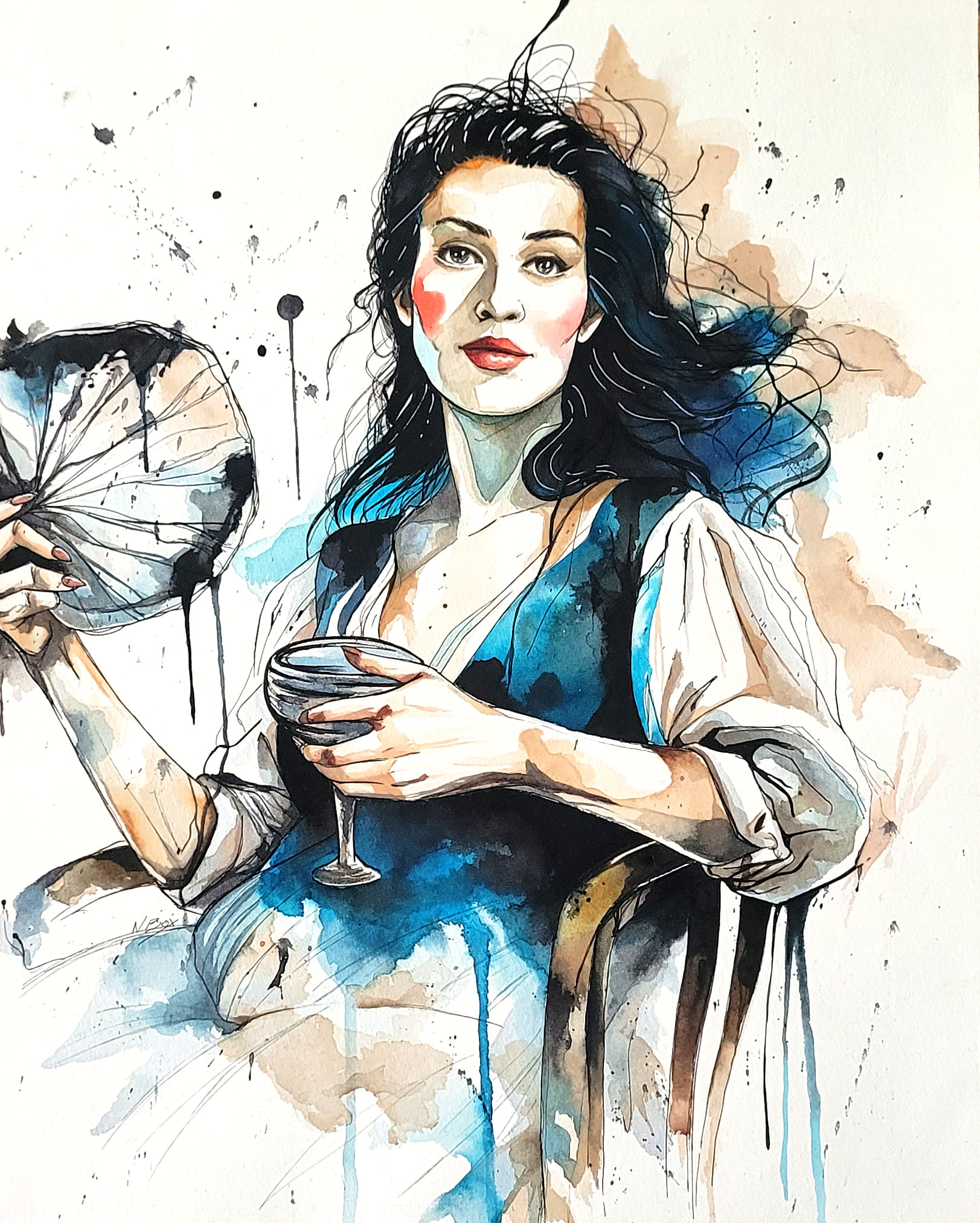 Femmes en nuance de couleur
