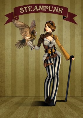 Steampunk lady